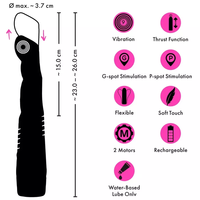 Вибратор couples choice CC G and P-Spot Thrusting Fing Photo 12