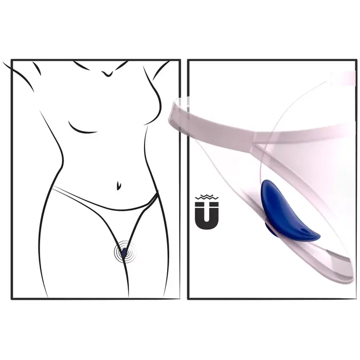 Panty vibrator Sweet Smile RC Panty Vibrator Slim Photo 12
