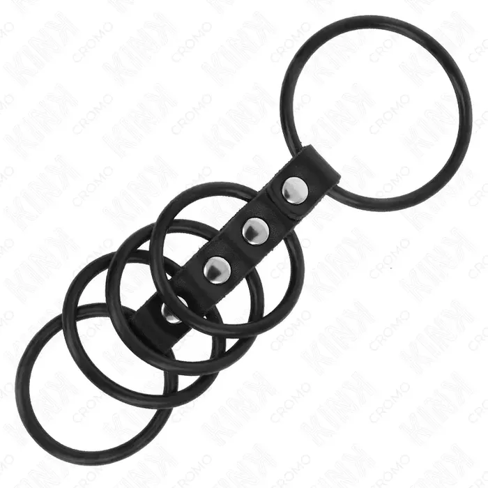 Penis rings KINK RING POWER D-241272 — 5 silicone rings Photo 3