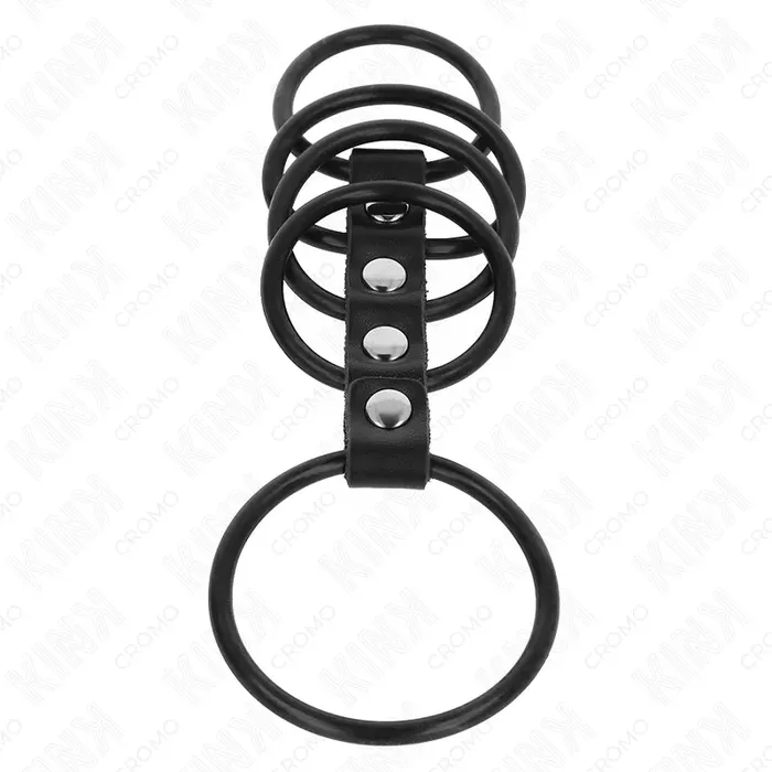 Penis rings KINK RING POWER D-241272 — 5 silicone rings Photo 4