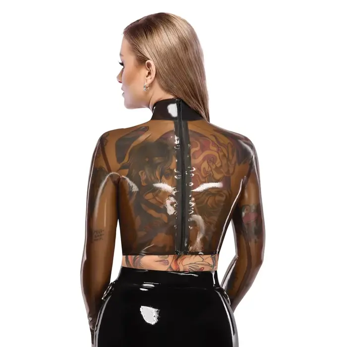 Late X latex crop top L — late x Photo 5