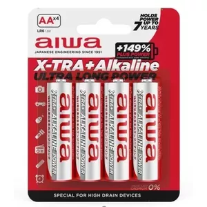 Aiwa X-TRA+ Vienreizējas lietošanas baterija AA, LR06 Sārmaina akumulatoru baterija