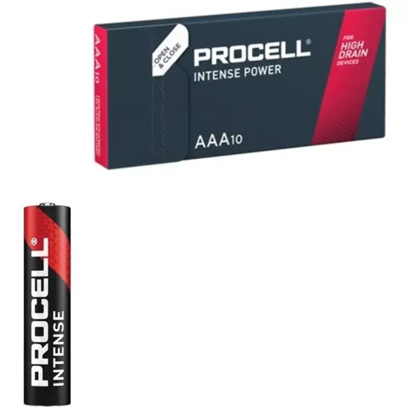 Battery PROCELL LR03 AAA 1.5V — Intense Power, pack of 10 Photo 2