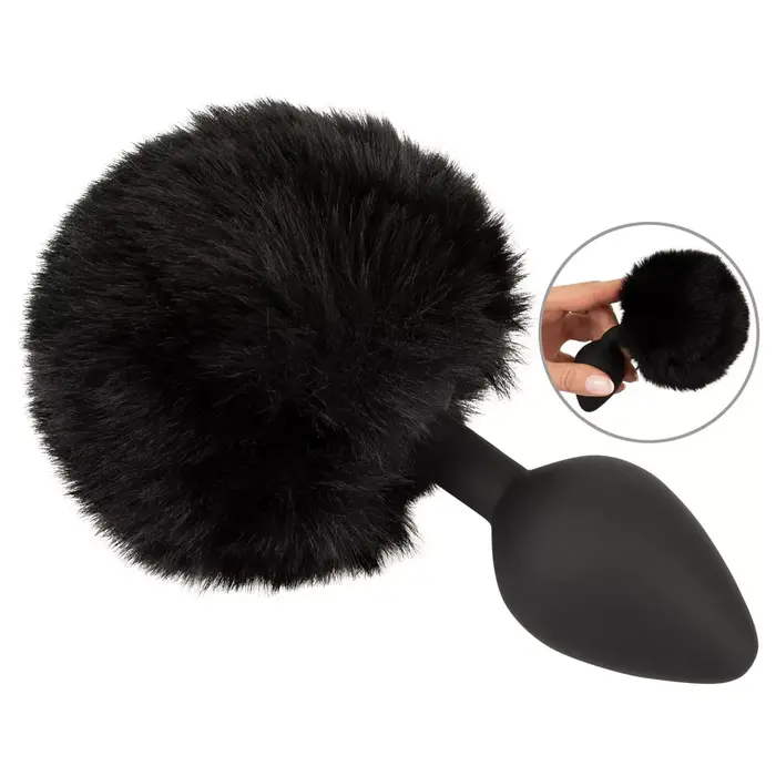 Anal plug You2Toys Fluffy Tail Black M Photo 2