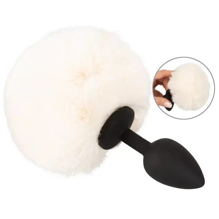 Anal plug You2Toys Fluffy Tail White S Photo 2
