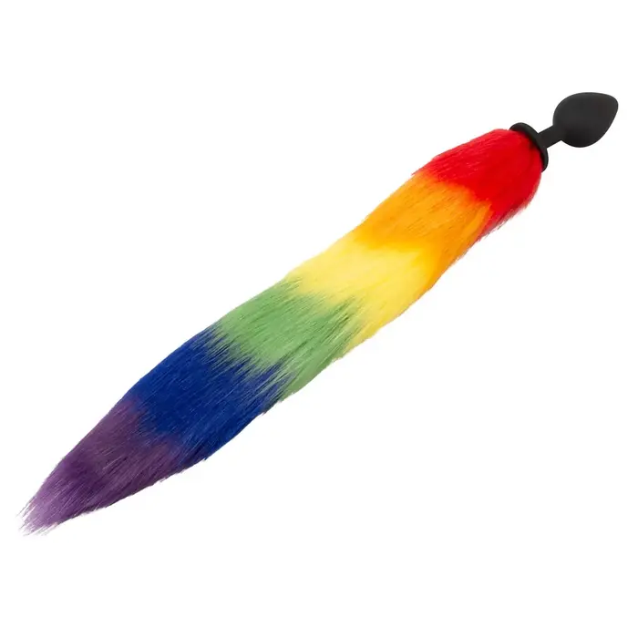 Anālais dīļis You2Toys Fluffy Tail Rainbow — silikons, 42 cm Photo 4