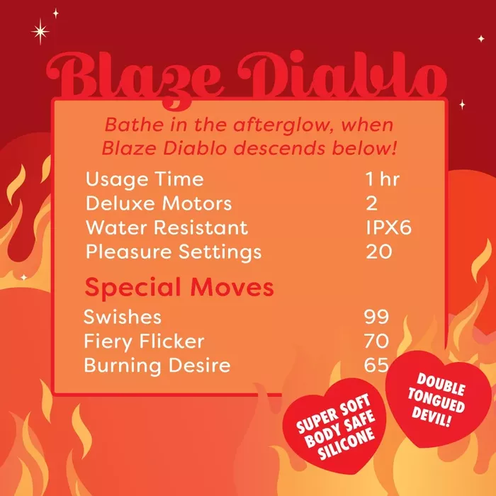 Unihorn Blaze Diablo virskārtas vibrators Photo 8