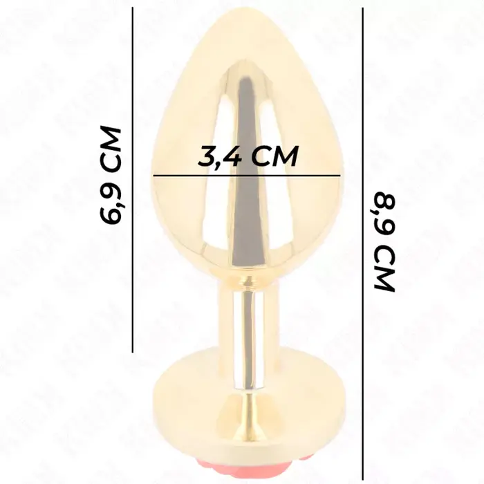 Anālā dārglieta KINK PLEASURE PLUGS izmērs M Photo 4