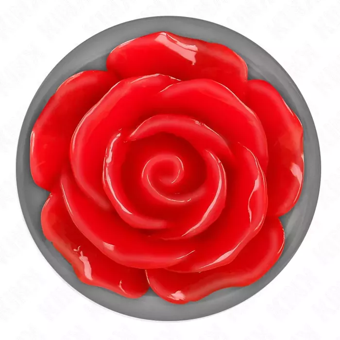 Anālā ķīlīte KINK PLEASURE PLUGS ROSE RED Size S Photo 5