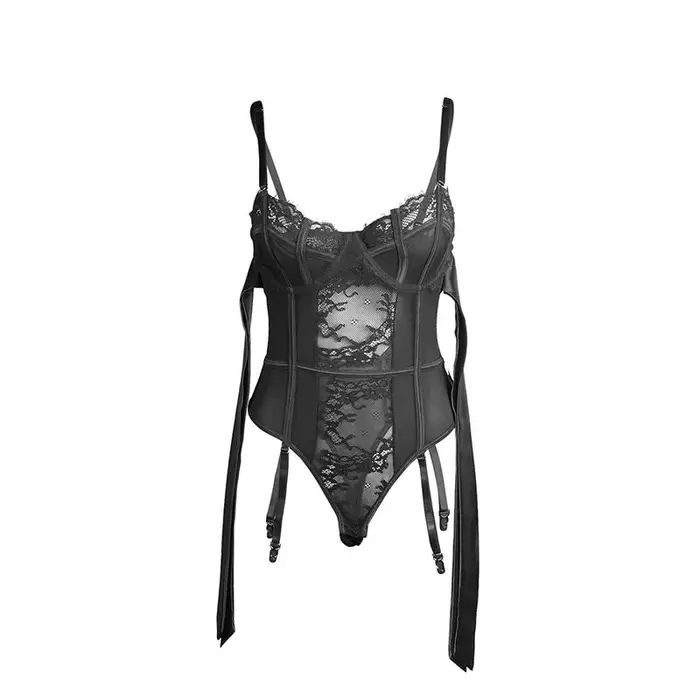Кружевной боди SUBBLIME 955496, чёрный, S/M Photo 4