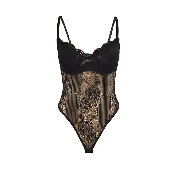Lace bodysuit SUBBLIME 955618 — black S/M Photo 4