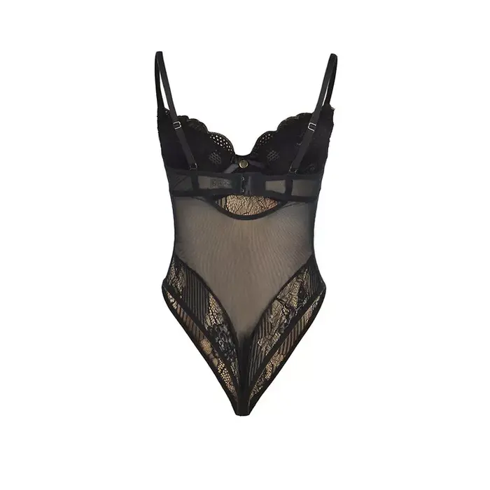 Lace bodysuit SUBBLIME 955618 — black S/M Photo 5