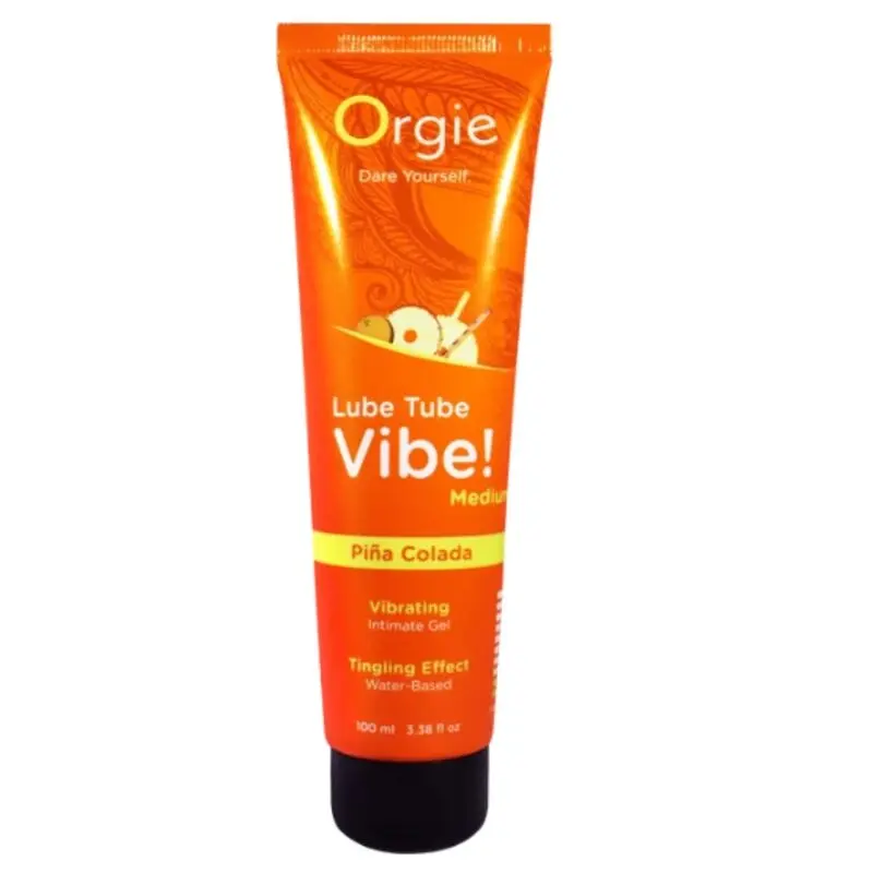 Orgie Lube Tube Vibe! Piña Colada 100 ml lubricant Photo 4