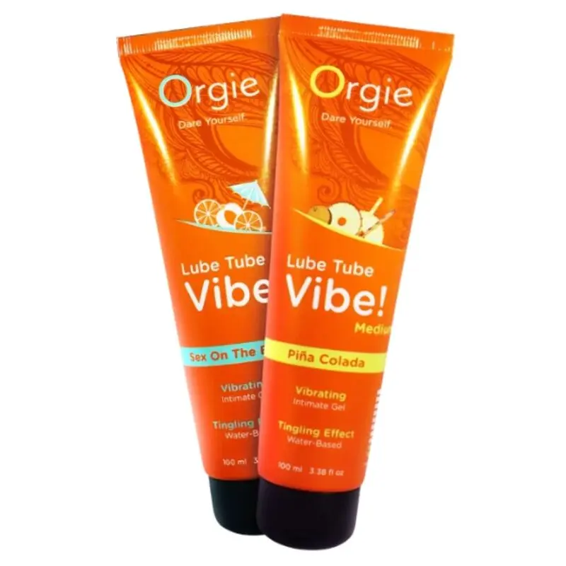 Orgie Lube Tube Vibe! Piña Colada 100 ml lubricant Photo 6