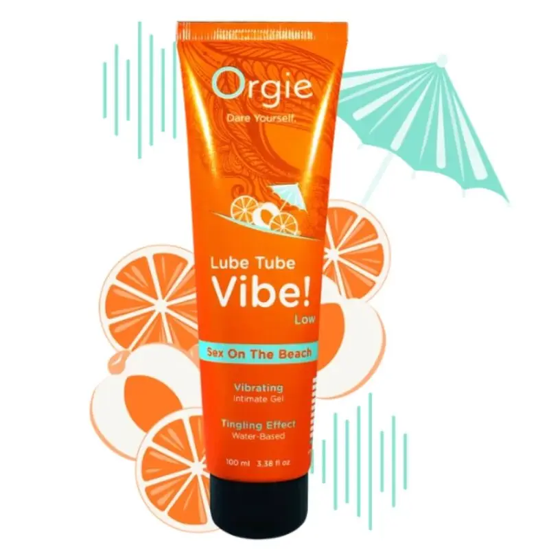 Orgie Lube Tube Vibe! Sex Beach 100 ml lubricant gel Photo 5