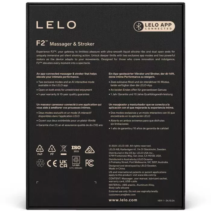 Мастурбатор Lelo F2S Teal Photo 12