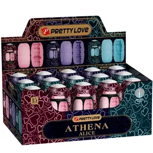 Male Masturbator Set pretty love ATHENA ALICE PACK — 15 assorted textures, single-use units