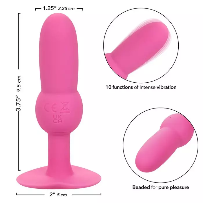 CalExotics First Time Anal Plug Beaded Probe — 10 režīmi Photo 7