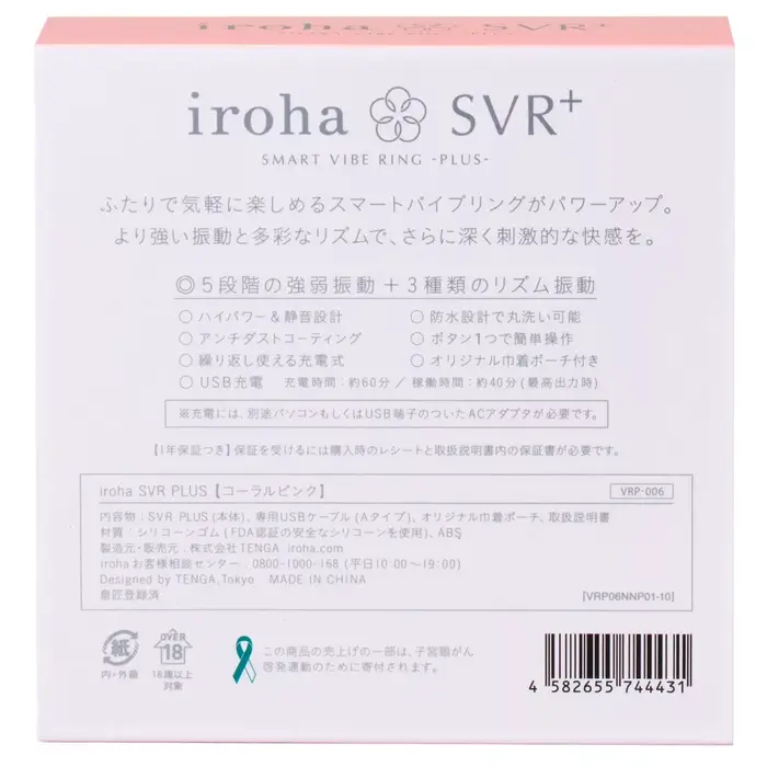 iroha SVR+ mini vibrators — silikons, 8 režīmi Photo 11