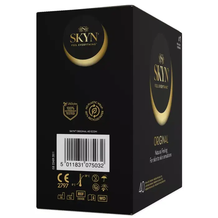 Condoms SKYN ORIGINAL 40 pcs — ultra-thin, latex-free Photo 2