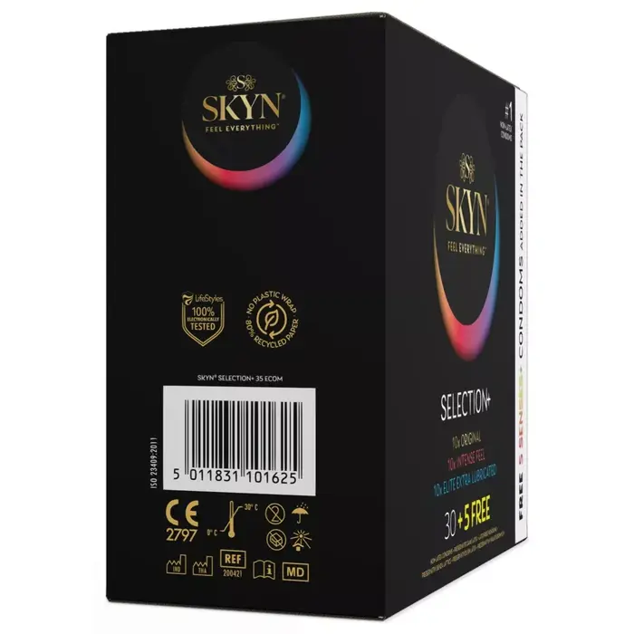 Condoms SKYN Selection+ pack 30+5, 35 pcs Photo 2