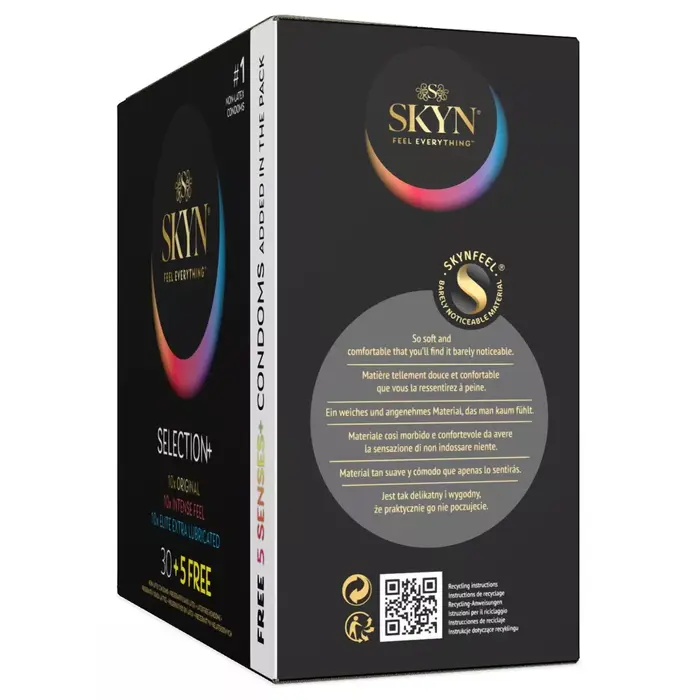 Condoms SKYN Selection+ pack 30+5, 35 pcs Photo 3