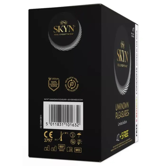 Condoms SKYN Unknown Pleasures 42+5 — pack of 47 Photo 2