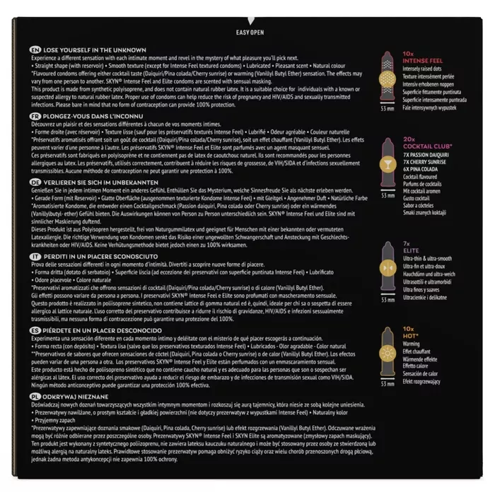 Condoms SKYN Unknown Pleasures 42+5 — pack of 47 Photo 4