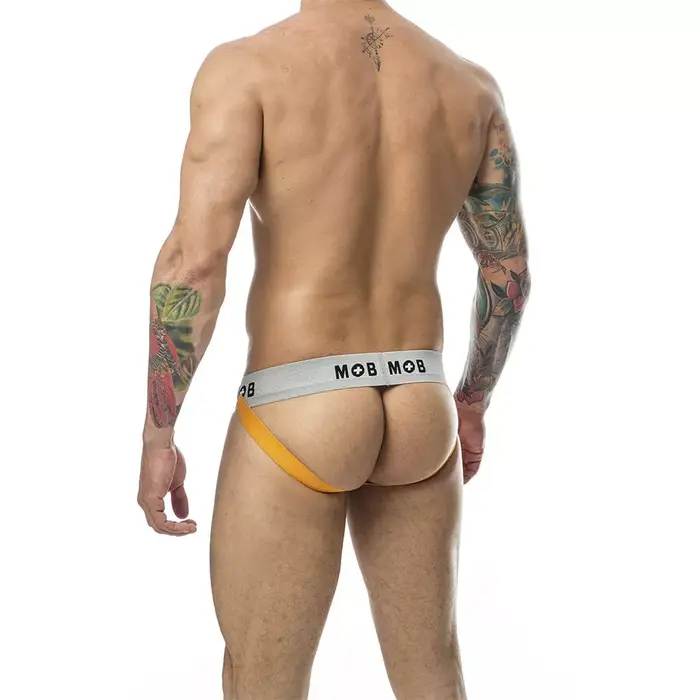 Jockstrap Mob Classic Jock Stripe Orange S Photo 5