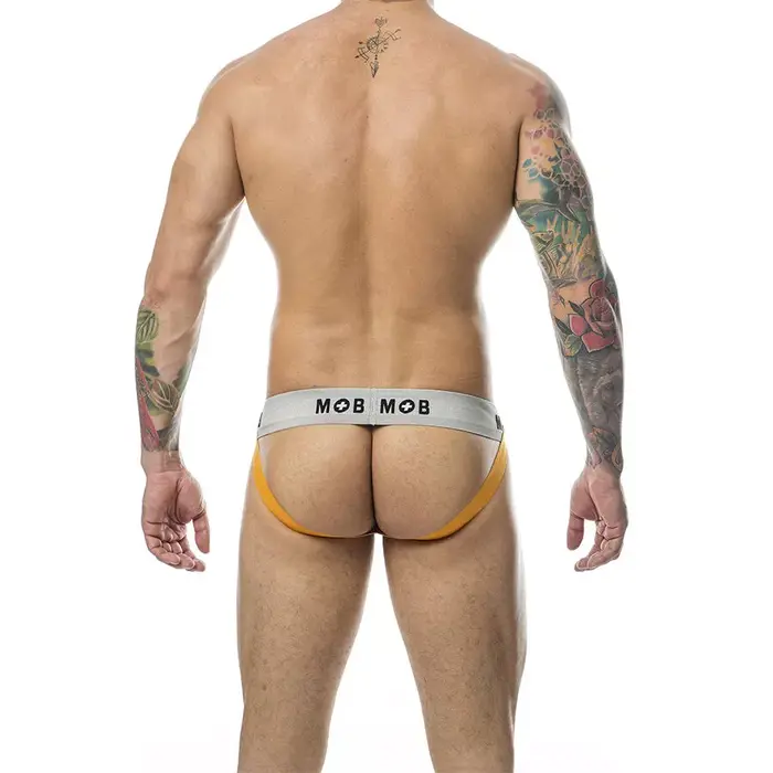 Jockstrap Mob Classic Jock Stripe Orange S Photo 6