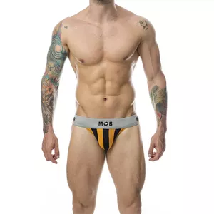 MOB - CLASSIC JOCK STRIPE ORANGE SIZE XXL