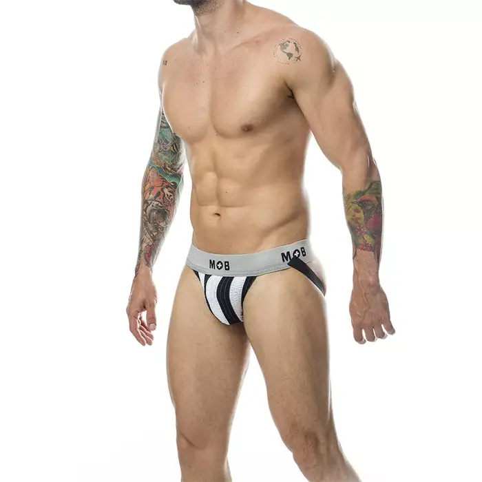 Jockstrap Mob Classic Stripe White — izm. XXL Photo 2