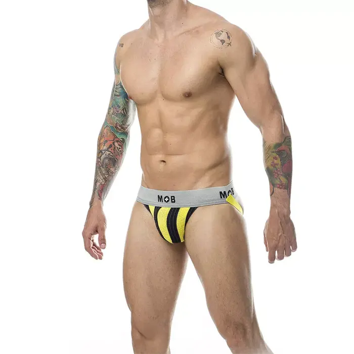 Джокстриг Mob Classic Jock Stripe Yellow XXL Photo 2