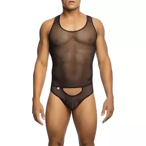 MOB - TRANSPARENT BLACK BODYSHEER SIZE L/XL
