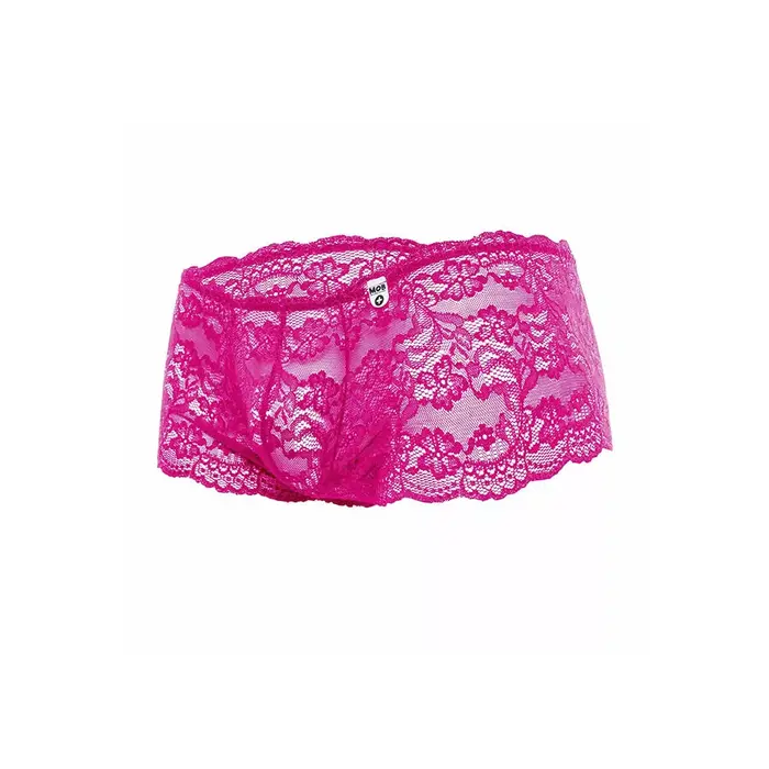 Mob D-243521 трусы-боксеры — розовые кружевные S/M Photo 4