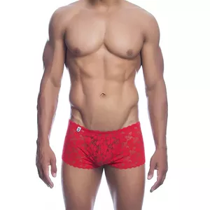 Boxer briefs Mob D-243522 — lace design, size L/XL, elastic waistband