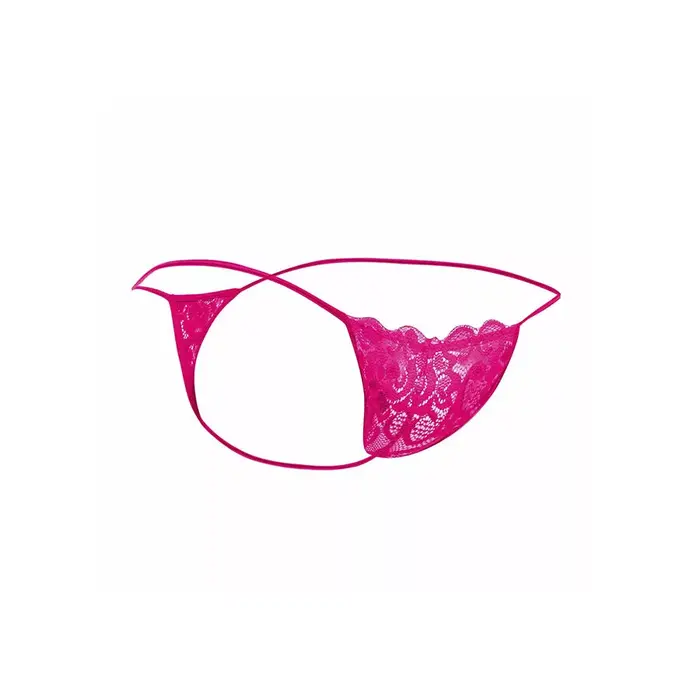 Thong Mob D-243529 — pink lace, size S/M Photo 5
