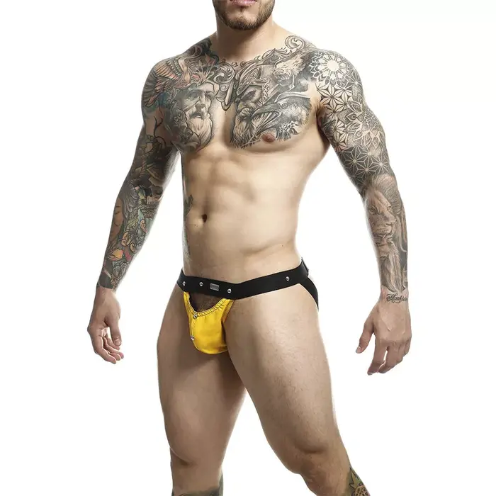Jockstrap Mob DNGEON Yellow Sportsman — one size Photo 2