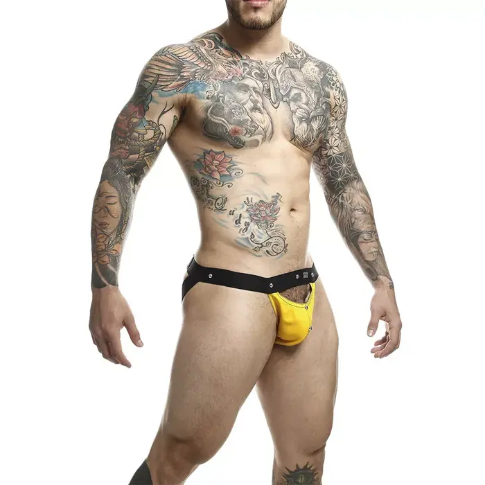 Jockstrap Mob DNGEON Yellow Sportsman — one size Photo 3