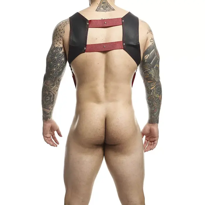 Strap harness Mob D-243437 with red penis ring Photo 6