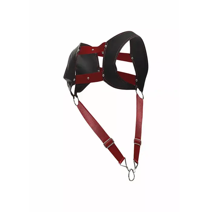 Strap harness Mob D-243437 with red penis ring Photo 7