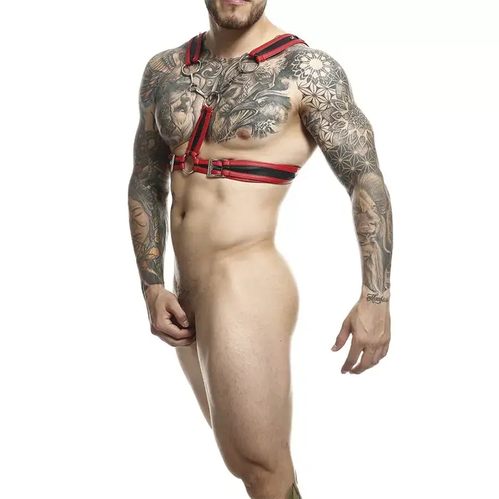 Harness Mob DNGEON Red ar ķēdēm Photo 2