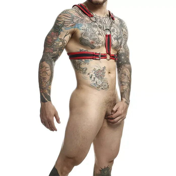 Harness Mob DNGEON Red ar ķēdēm Photo 3