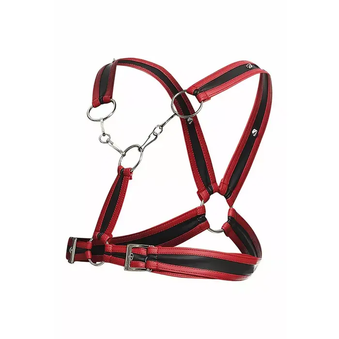 Harness Mob DNGEON Red ar ķēdēm Photo 7