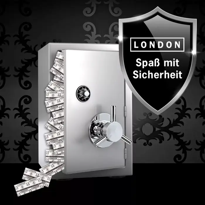 Condoms London Q600 feucht — pack of 100 Photo 3
