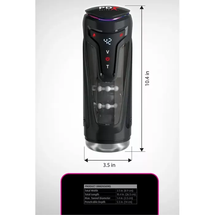 Мастурбатор PIPEDREAM PDXE Moto-Bator Pro Light Photo 7