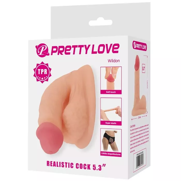Dildo pretty love WILDON — 10 cm ultra-reālistisks Photo 10