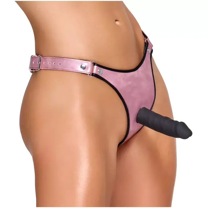 Тонг с съёмным дилдо bad kitty BK Thong+Dildo S/M Photo 3