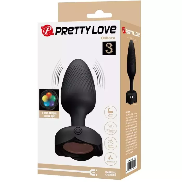 Анальная пробка Pretty Love Osborn — 9,8 см Photo 9
