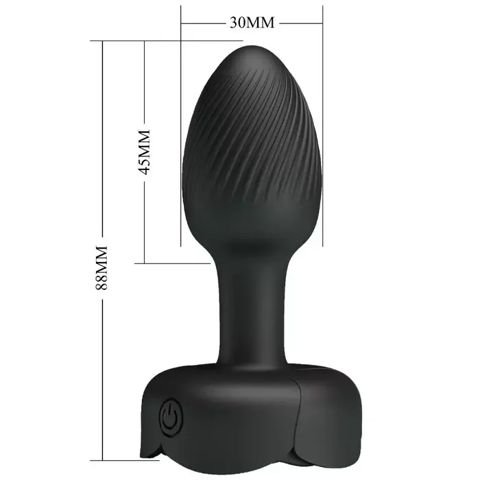 Anal plug pretty love OLMAN with LED — 8.8 cm Photo 5